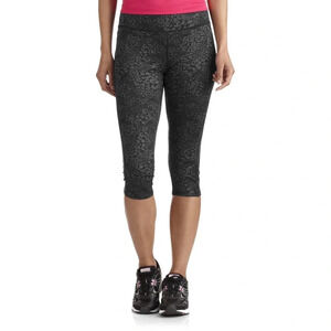 Danskin Leopard Cropped Leggings Size XS EUC